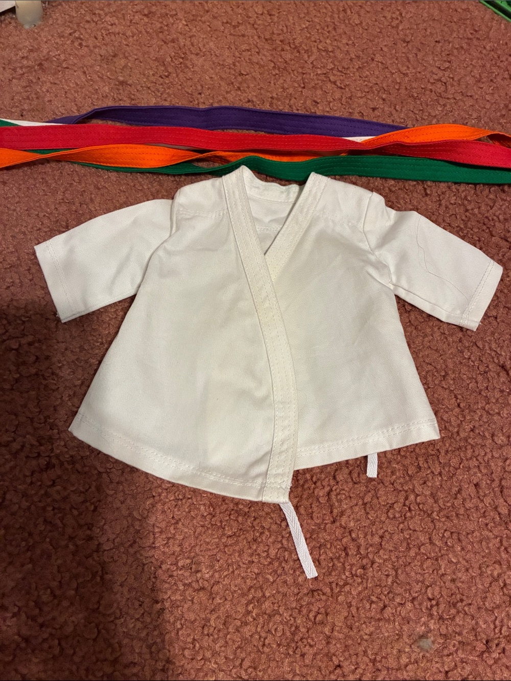 American Girl Doll Karate Jacket with Belts